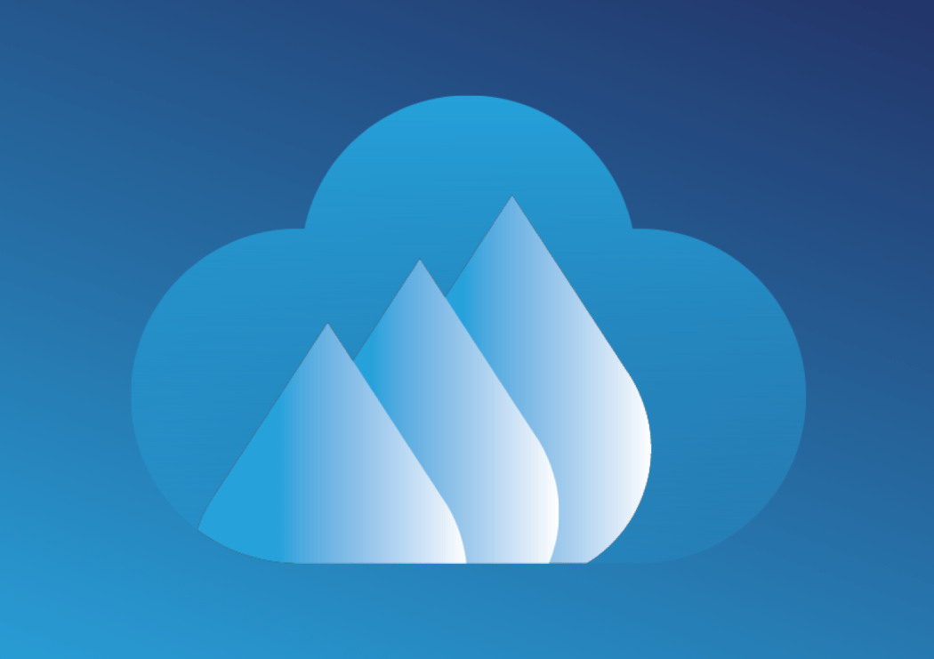 Drupal Cloud with Blue Gradient