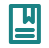 teal ebook icon