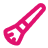 pink makeup brush icon