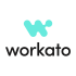 Workato Company Logo with Teal W and Text Workato