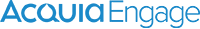 Blue Acquia Engage Logo