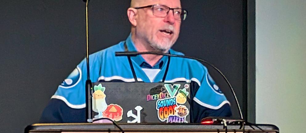Rod Martin speaking at DrupalCamp Ottawa 2026