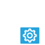 icon with a screen of code and a cog wheel over it