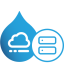 acquia cloud Platform Logo with a server icon