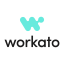 Workato Company Logo with Teal W and Text Workato